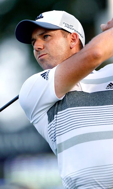 Garcia ties course record, charges into lead at Firestone
